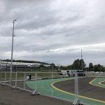 Hungaroring tanpálya általános világítás kandelábel oszlopokra szerelt ledes közvilágítási lámpa